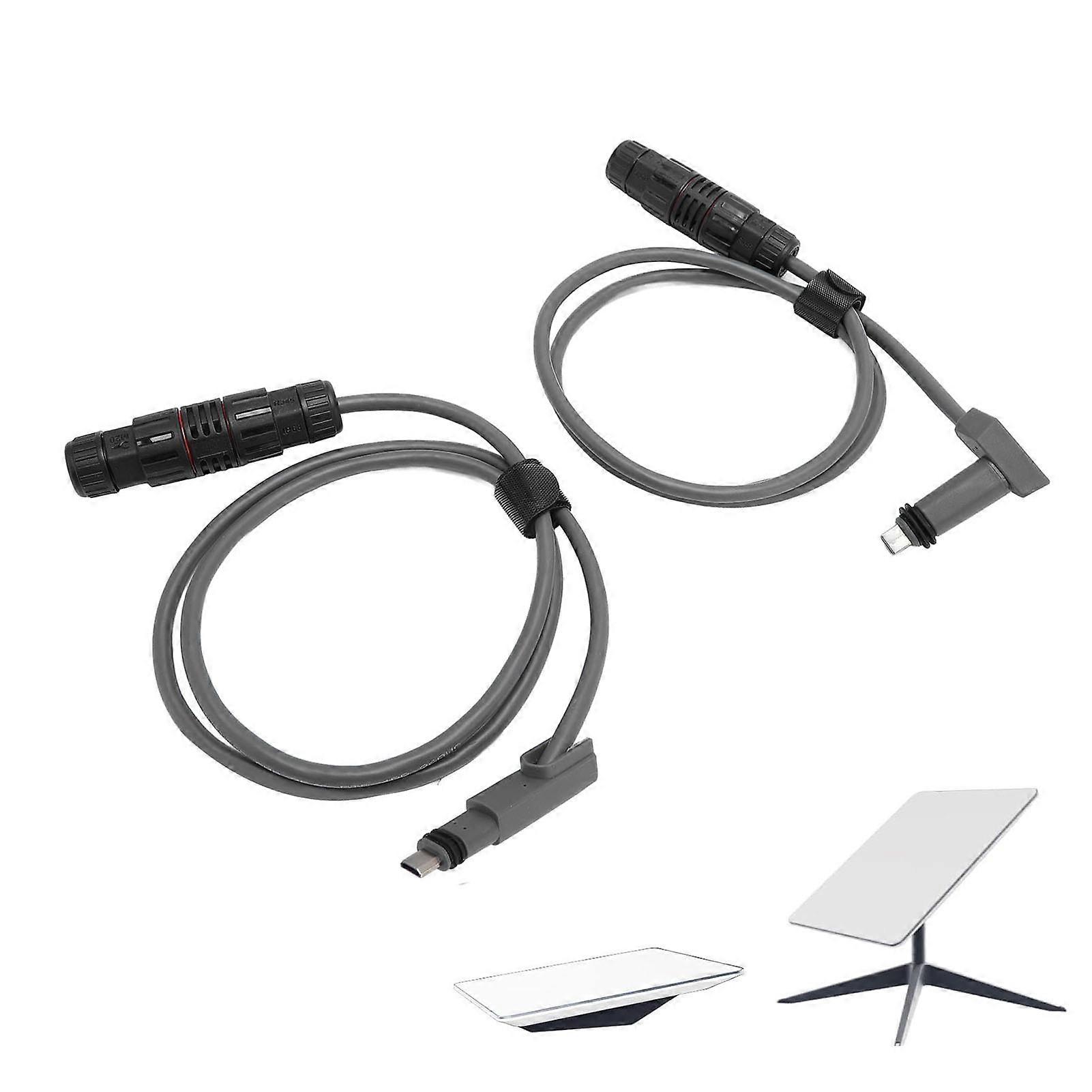 2PCS SPX Plug to RJ45 Coupler Adapter 3.3FT Rain Proof Cable