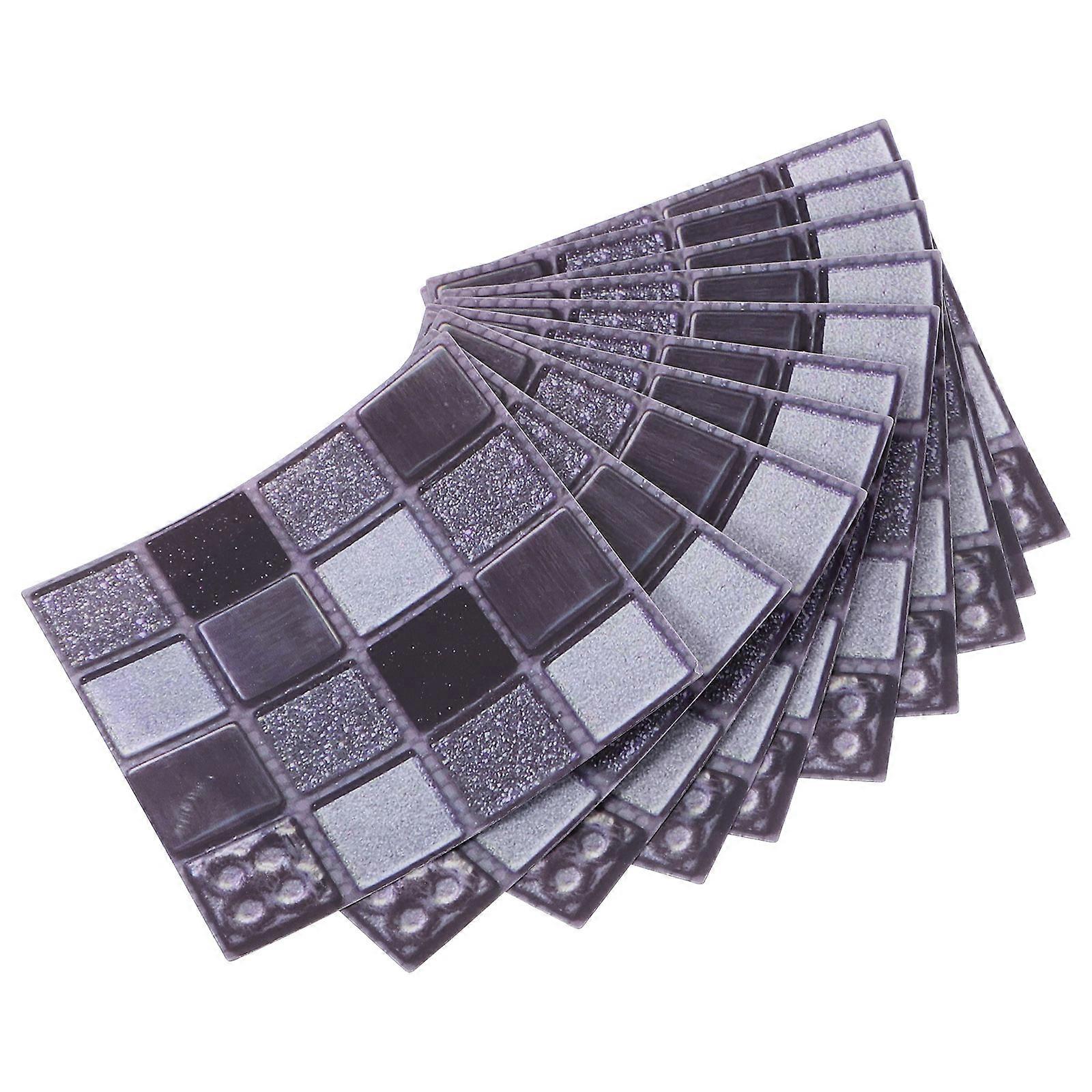 Tiles Sticker Self-Adhesive for Decoration 10Pcs Kitchen and Bathroom Walls