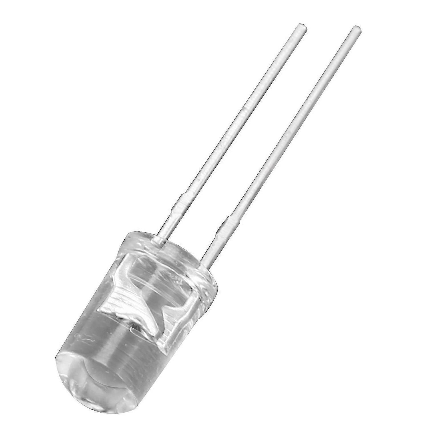 100Pcs/Lot 5Mm στρογγυλό UV οδήγησε δίοδο έξοχο φωτεινό νερό σαφές οδηγημένο φως χρώμα λαμπτήρων