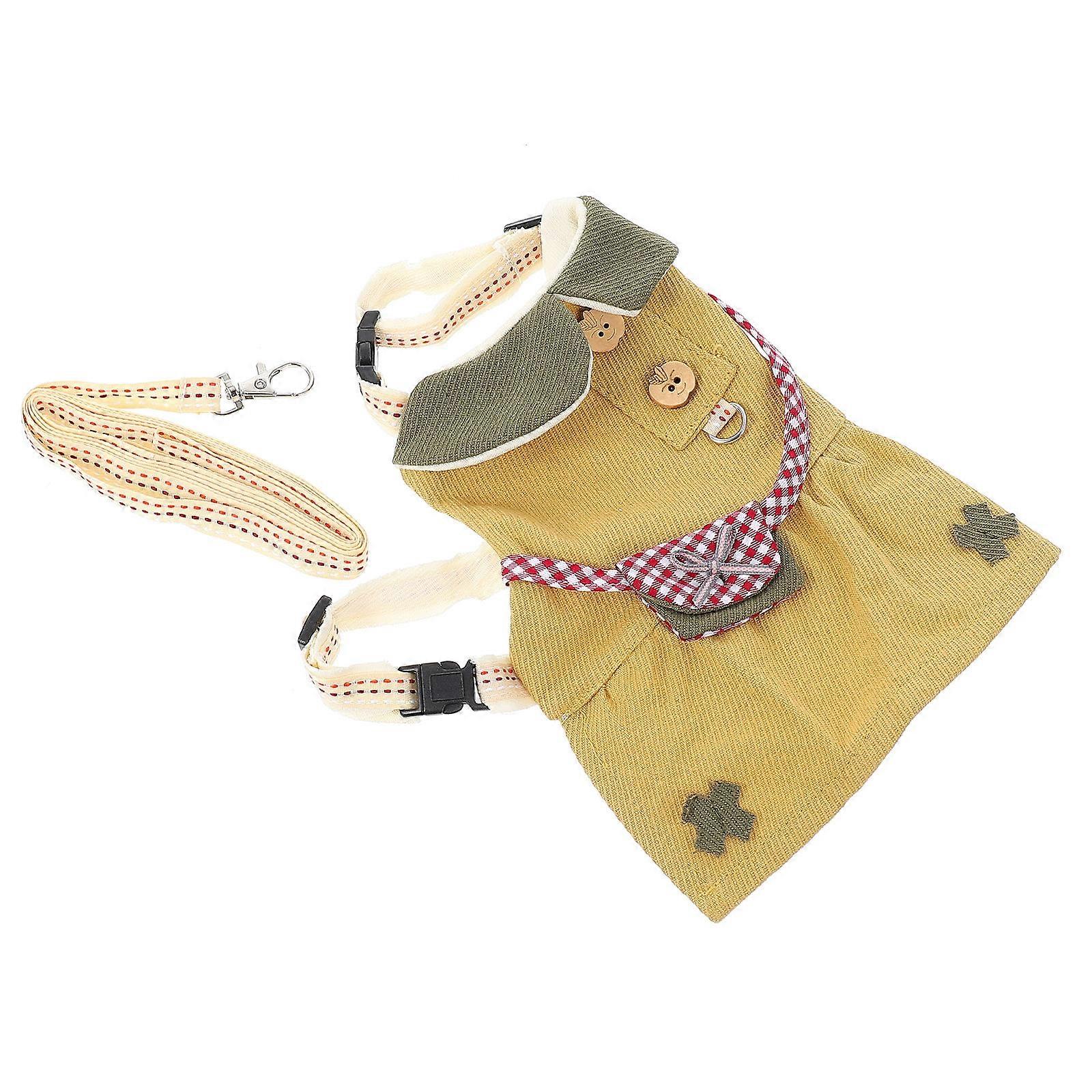 Small Pets Leash Animal Vest for Hamster Safe Adjustable