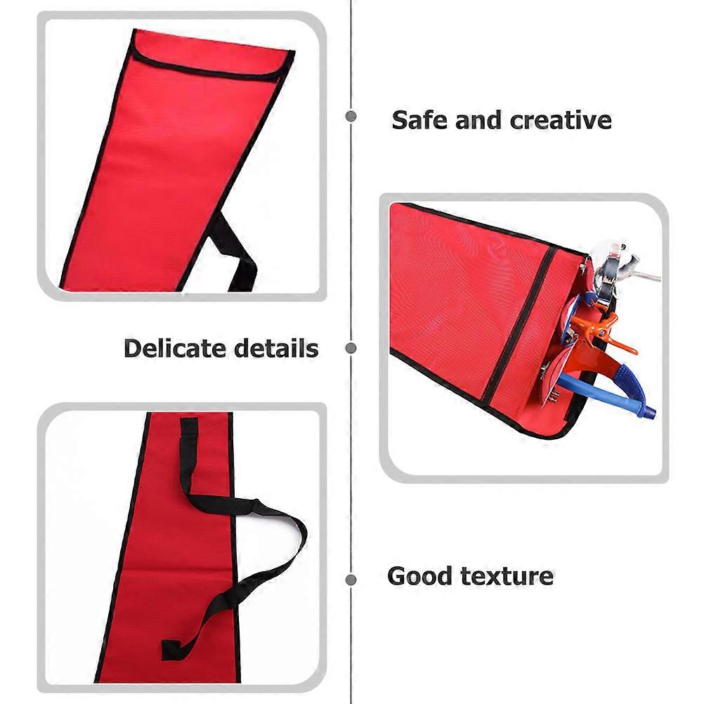 Double Swords Fencing Pouch Multi-Function Sword Bag for Storage Use Red