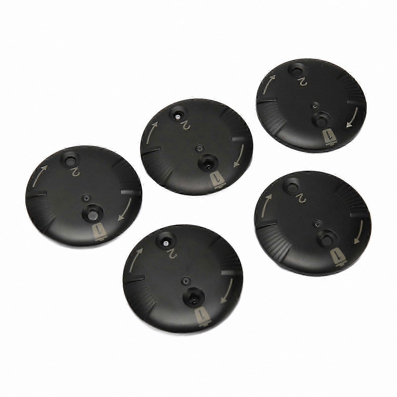 Black Wax Filters for Hearing Aids, 5-Pack Cerumen Guards for Improved Sound Quality