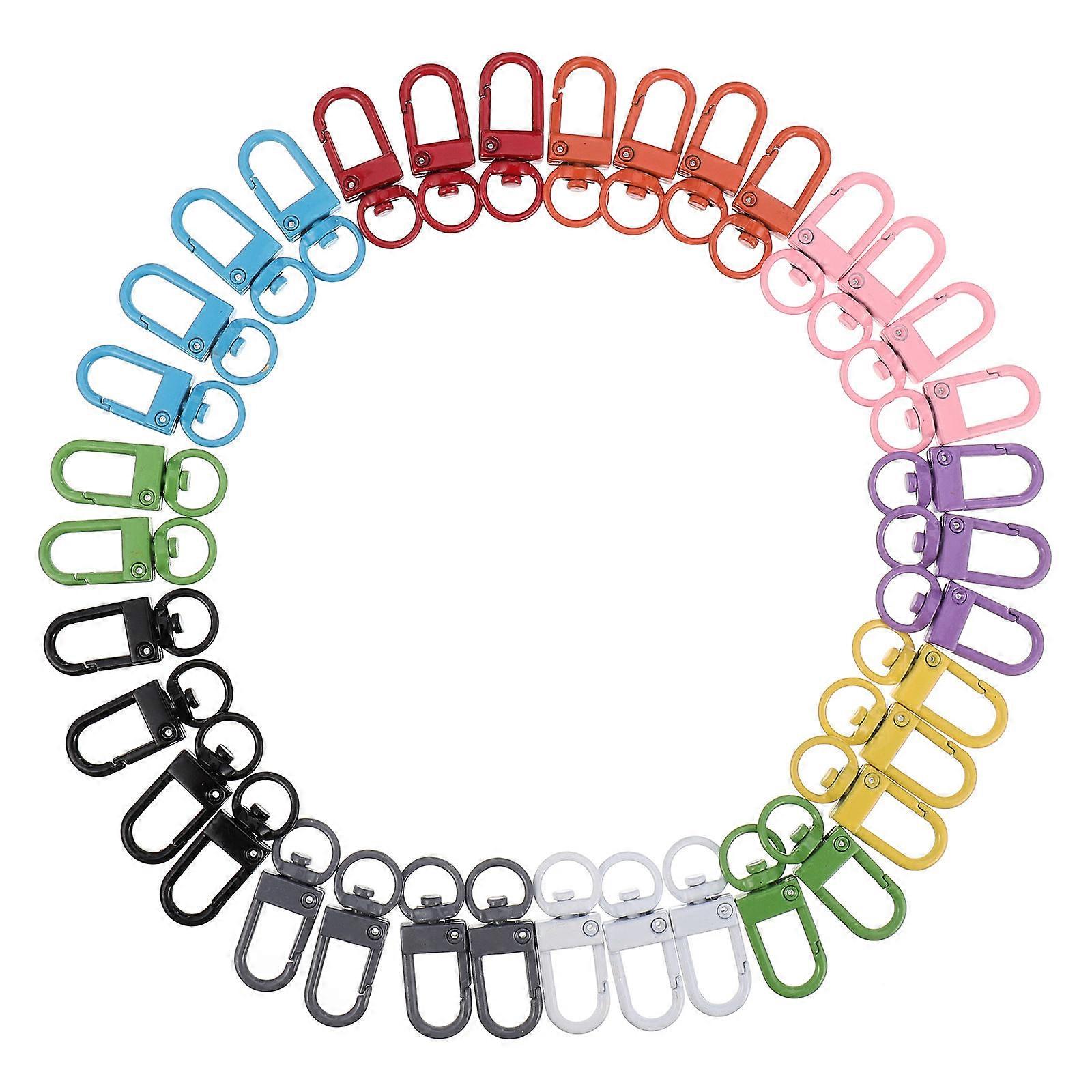 Metal Key Chain Alloy Rotating Keyring for Key Ring Use 36Pcs
