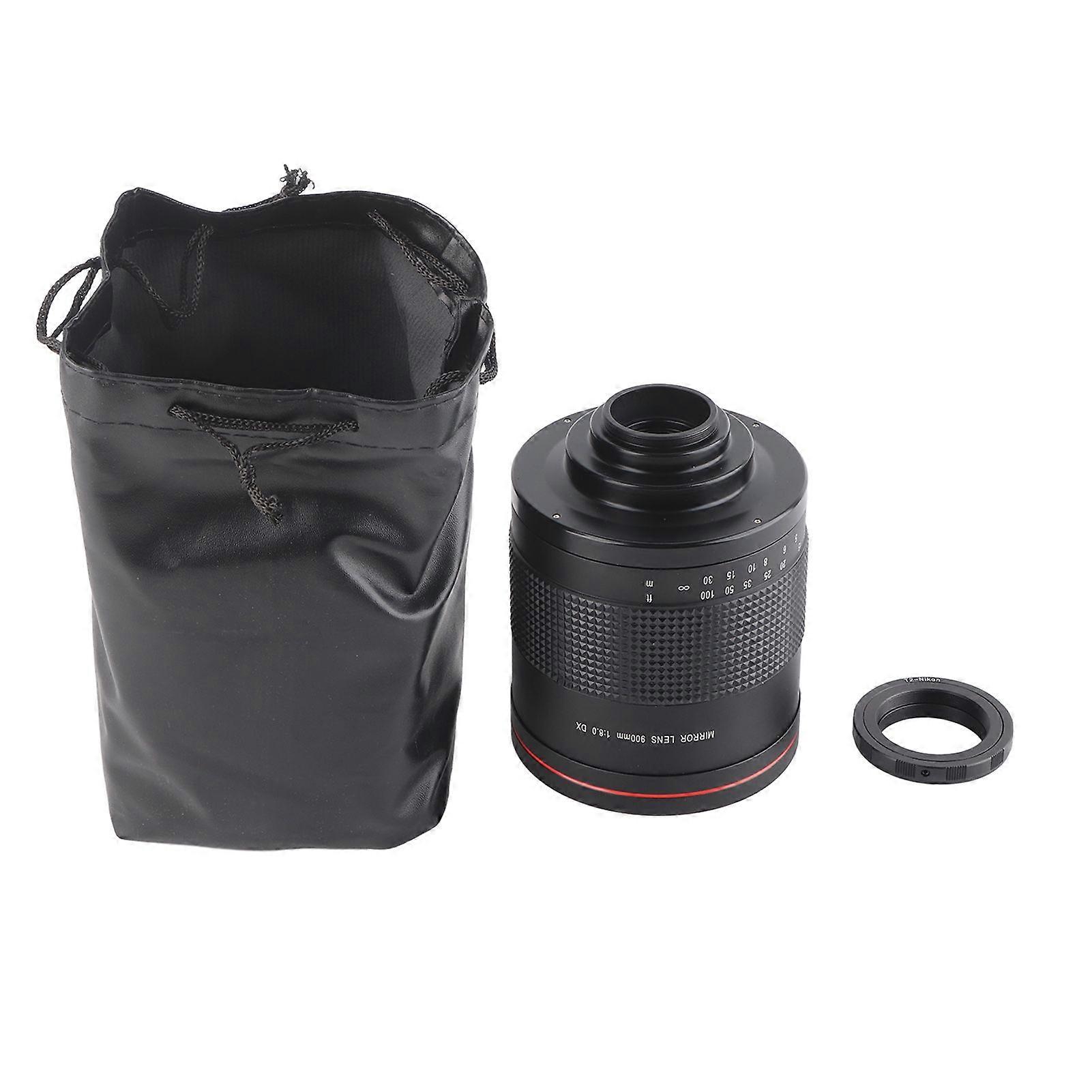 900mm F8.0 Super Telephoto Mirror Camera Lens for AI Mount Fit for Nikon SLR Camera
