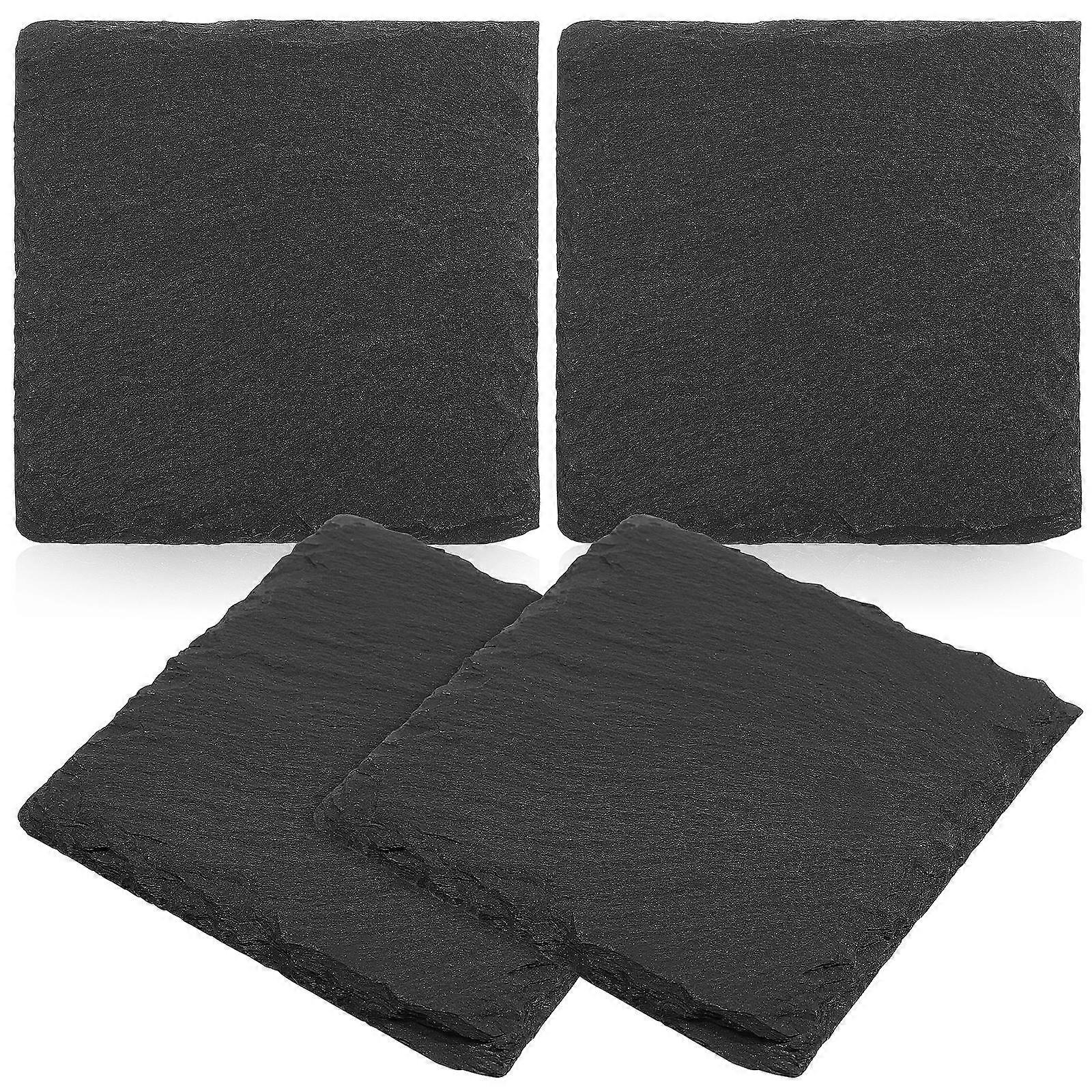Stone Coasters Square Coasters for Table Protection 4Pcs