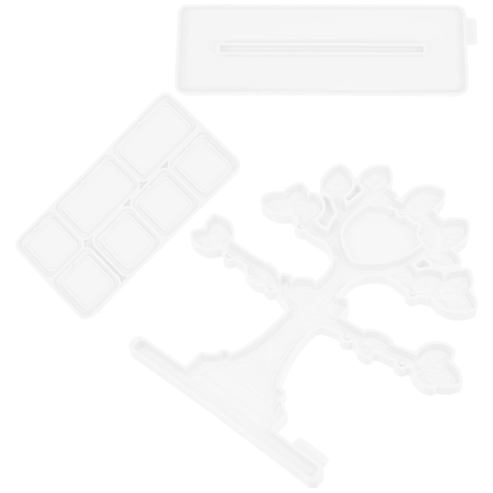 Tree Shape Silicone Photo Frame Mold for DIY Craft Supplies 1Set
