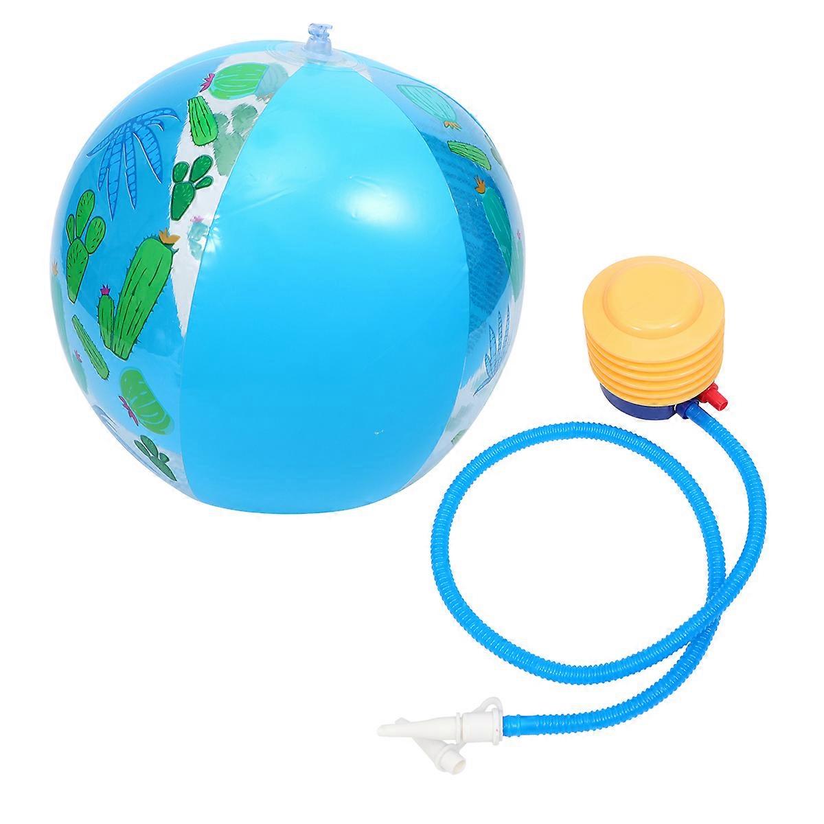 Inflatable Stretch Ball Kids Beach Ball for Playing 1Pcs with Air Pump