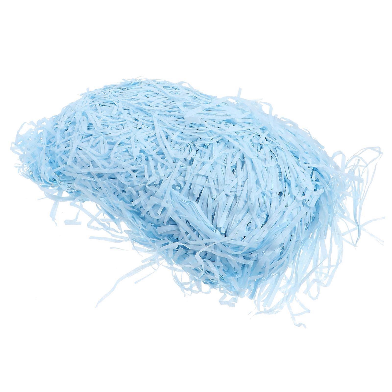 Blue Decorative Box Filling Paper for Gift Use 2Packs Shredded Paper