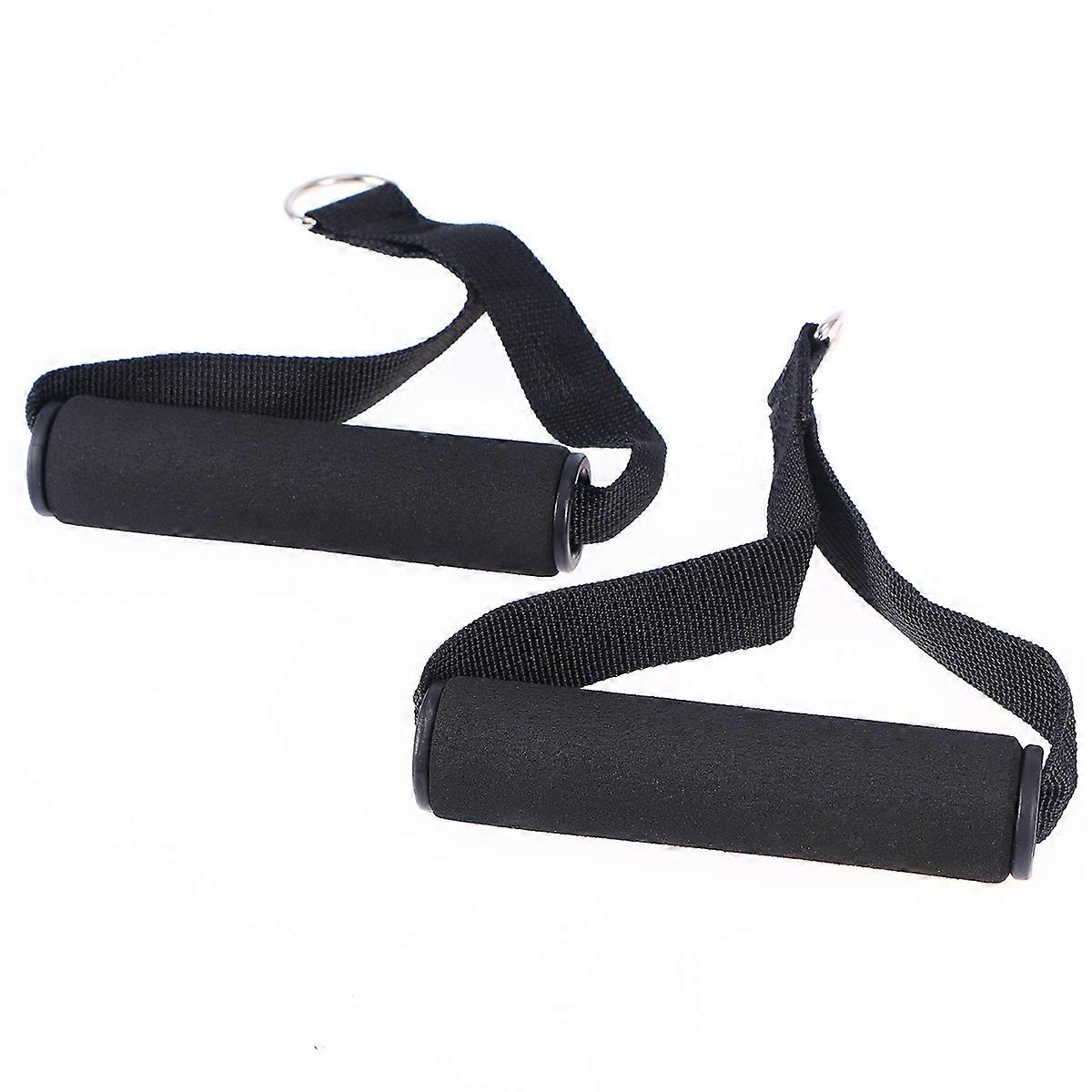 Resistance Bands Exercise Pair of Latex Workout Handles for Fitness Use