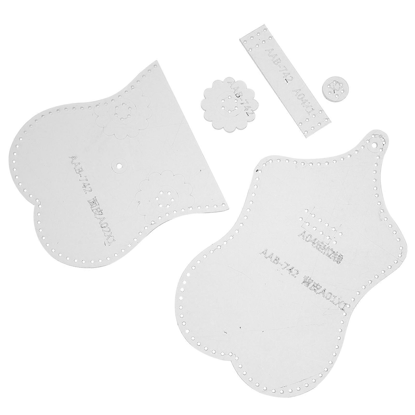 Acrylic Passport Holder Template for DIY 15Pcs Craft Tools