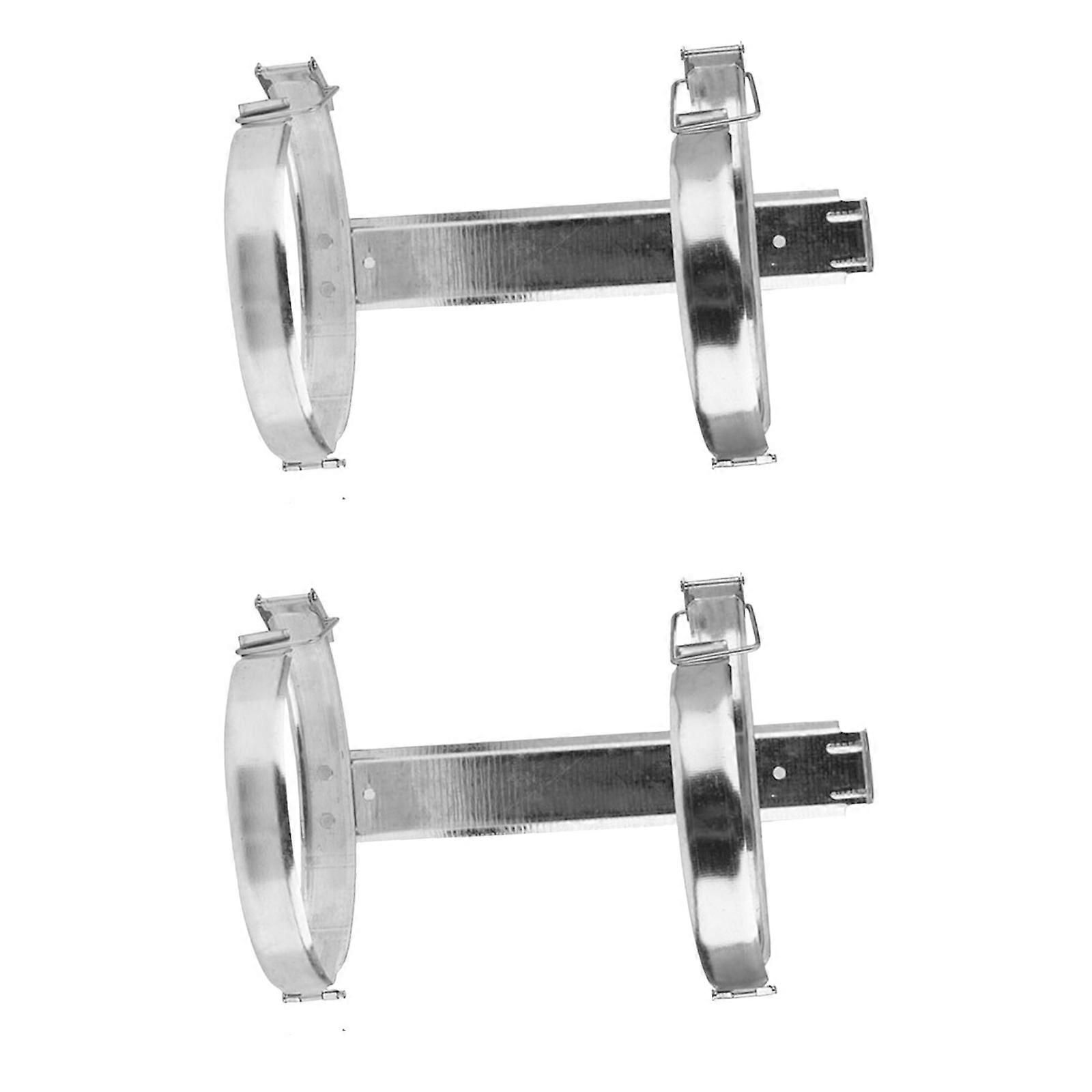 Durable Iron Fire Extinguisher Rack 8Pcs Wall Holder For Home And Vehicle Use Easy Installation 9.82x5.11in