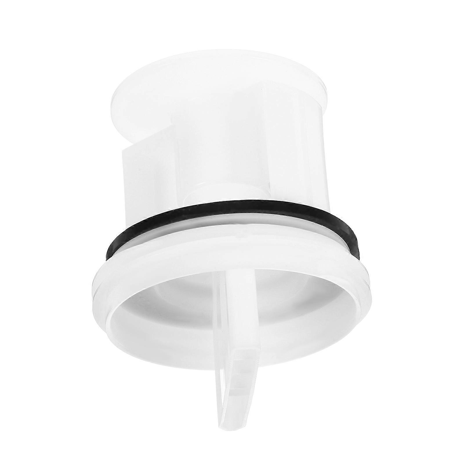 Drainage Pump Filter Assembly 4 Pcs Effective Filtration and Leak Prevention for Washing Machine and Laundromat Use White