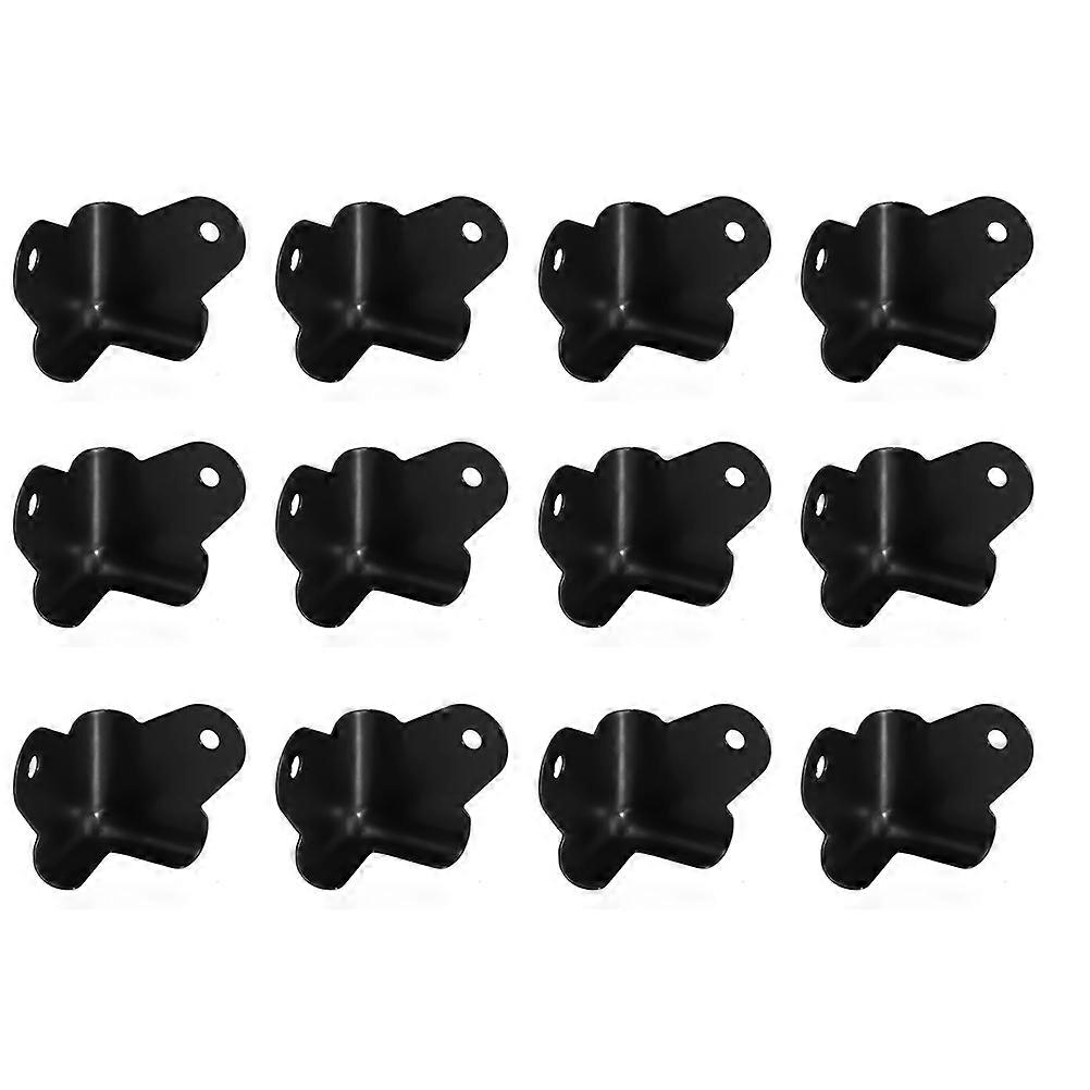 120 Pcs Corner Cover Protector For Event Organizers 4.00X4.00X4.00CM Black Speaker Edge Protection