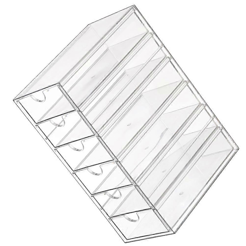 Drawer Storage Organizer Box 3Pcs Transparent Multi-layer Storage For Home Office Use Easy Organization