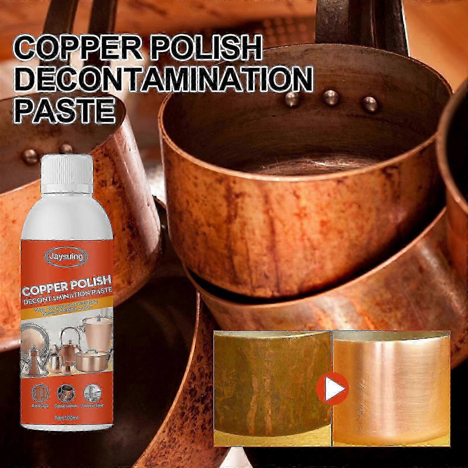 2025 Copper And Brass Polish Cleaner Deep Conversion Rust Remover For Fences Taps Colorful Steel Tiles-300/200/100ml