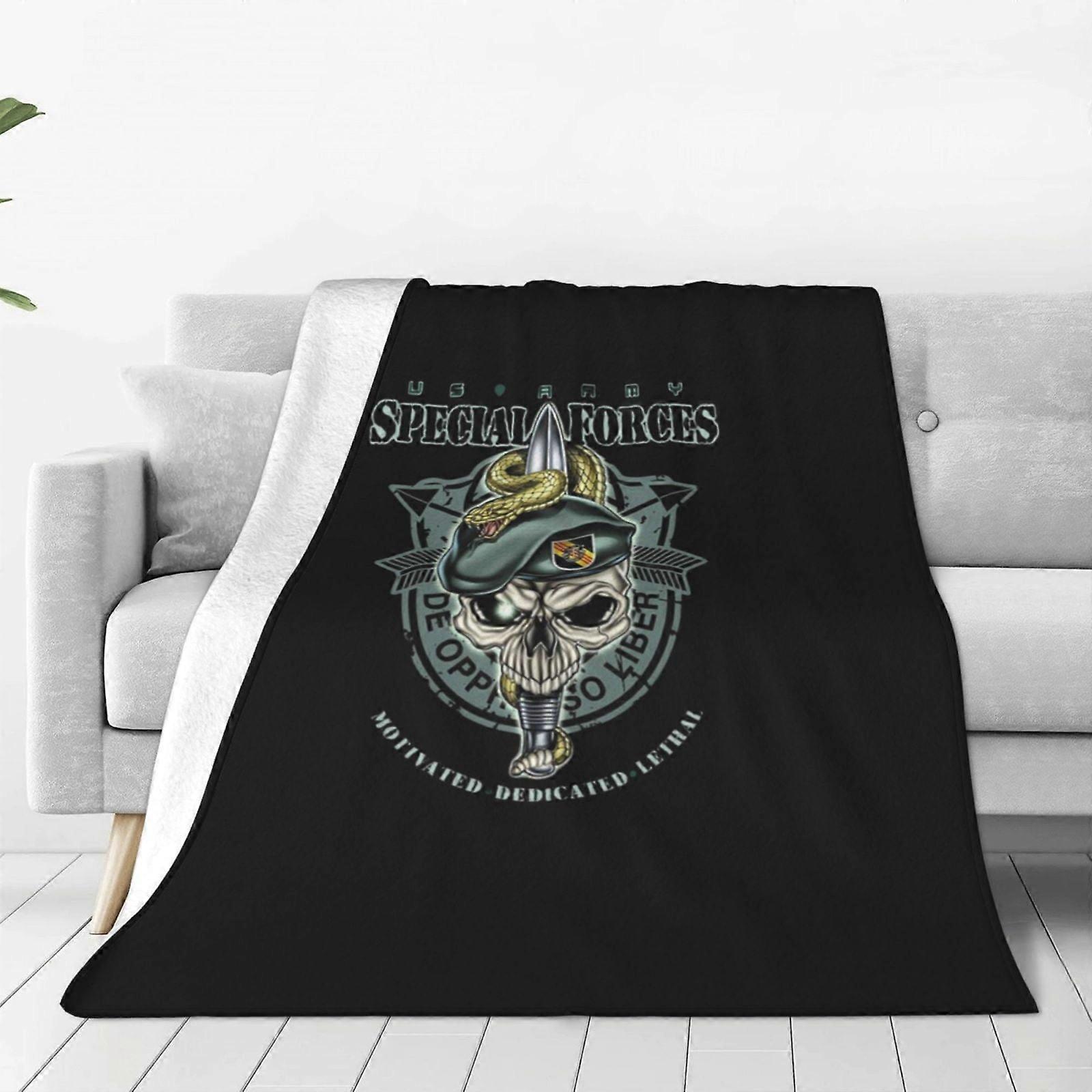 US Coast Guard USCG Fleece Blanket - Super Soft, Lightweight & Cozy. Compatible with USCG. Perfect Warm Plush Throw for Couch, Sofa or Bed.