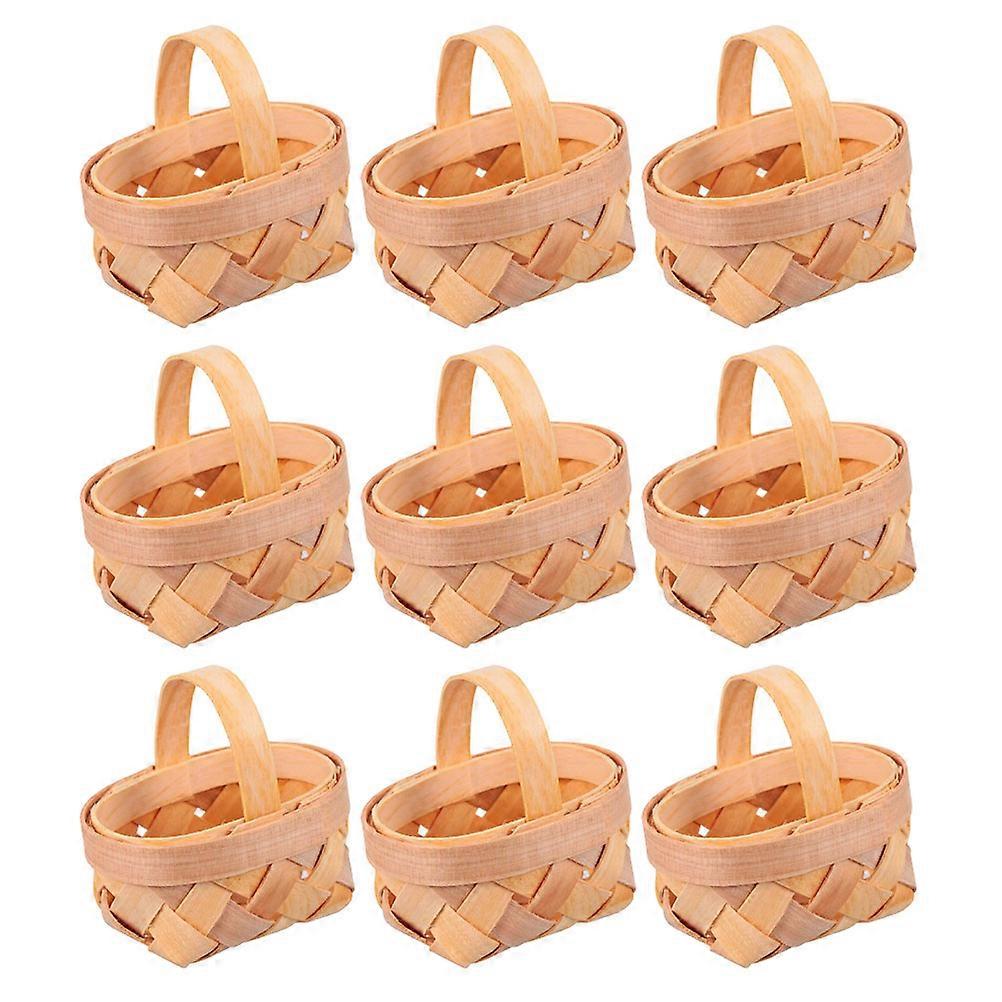 Handwoven Mini Baskets Portable Candy Storage Baskets for Home 45Pcs