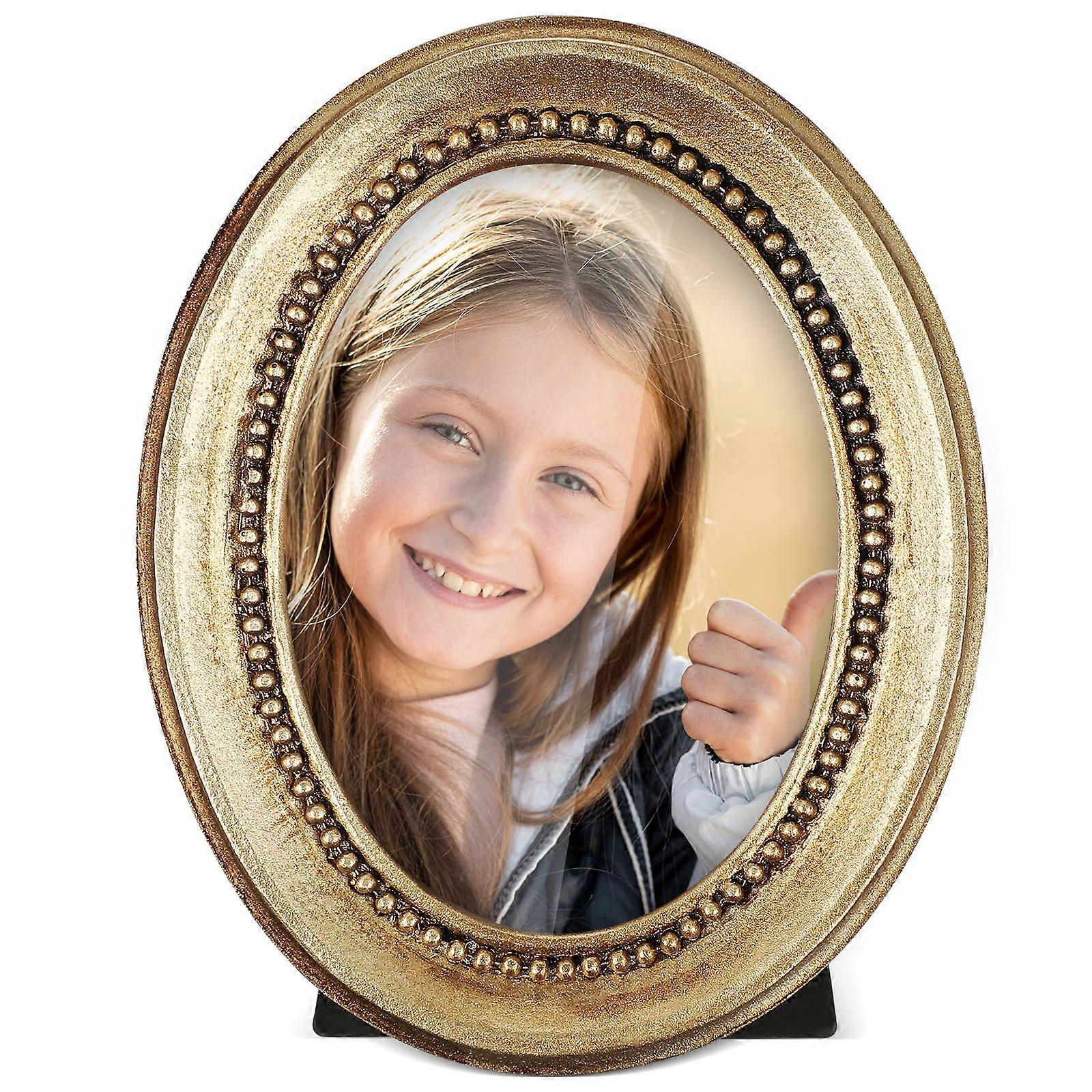 Retro Vintage Resin Photo Frame for Photo Display 2Pcs Wall and Tabletop