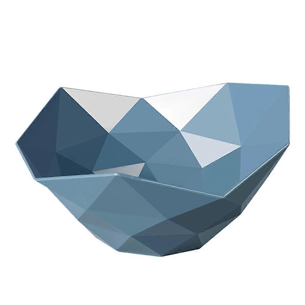 Fruit Holder Irregular Fruit Plate for Storage 1Pcs Blue Tray