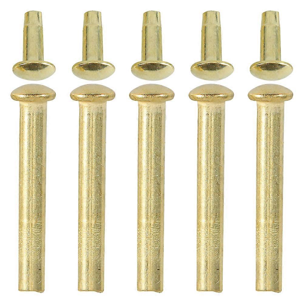 Folding Fan Rivet and Nut for Versatile Repair 5Set Kit with Metal Material