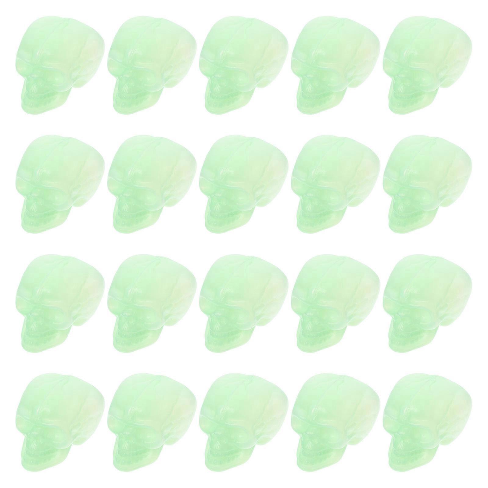 Halloween Skull Decoration Small Plastic Model for Decoration 80Pcs