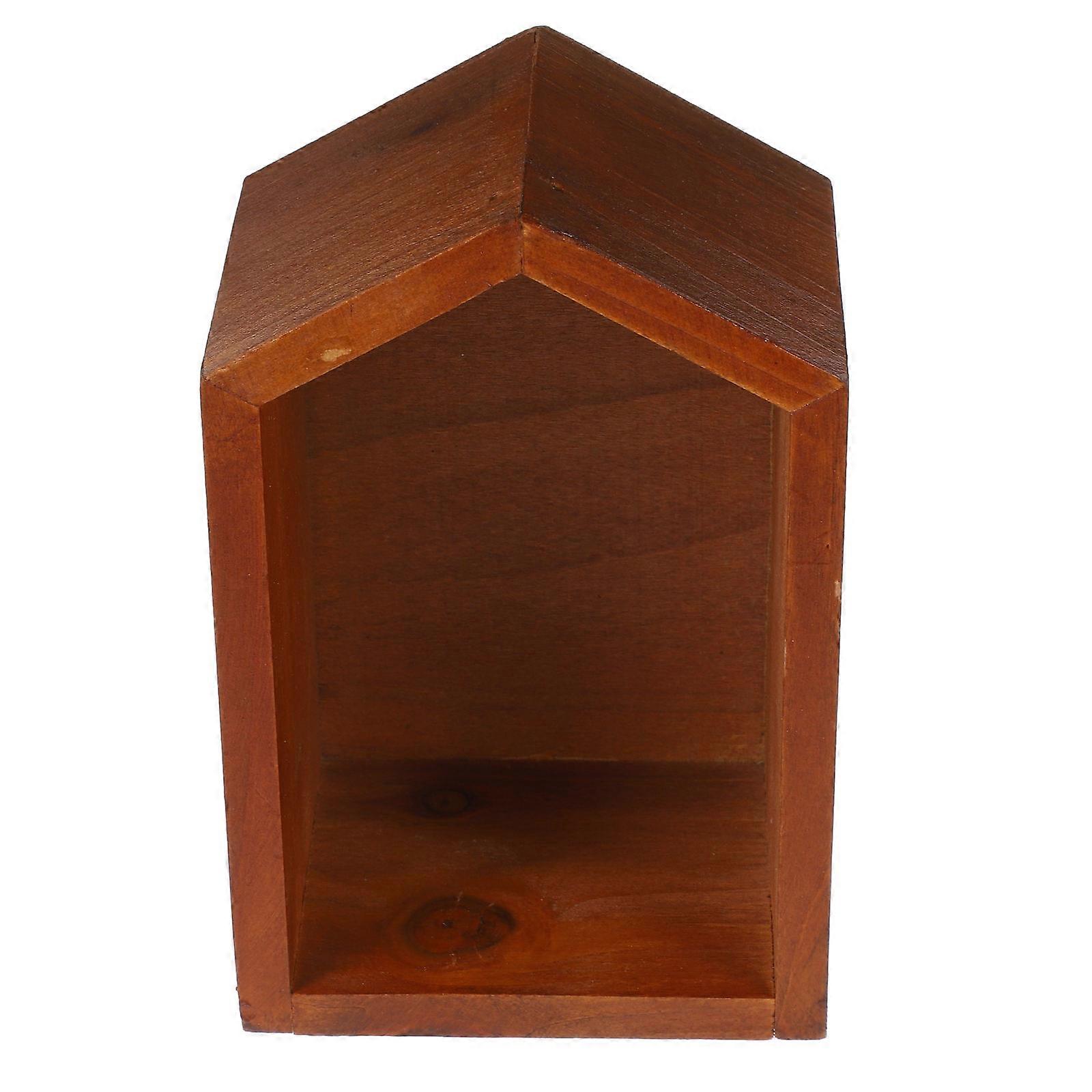 Wood Rack Solid Wood Desktop Organizer Stand for Small Item Storage 4Pcs