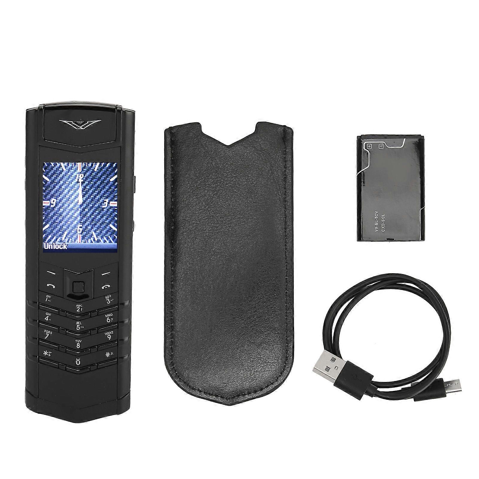 Straight Board Mobile Phone 1.5in 2G Network Dual Stand By 1600mAh for Elderly Students