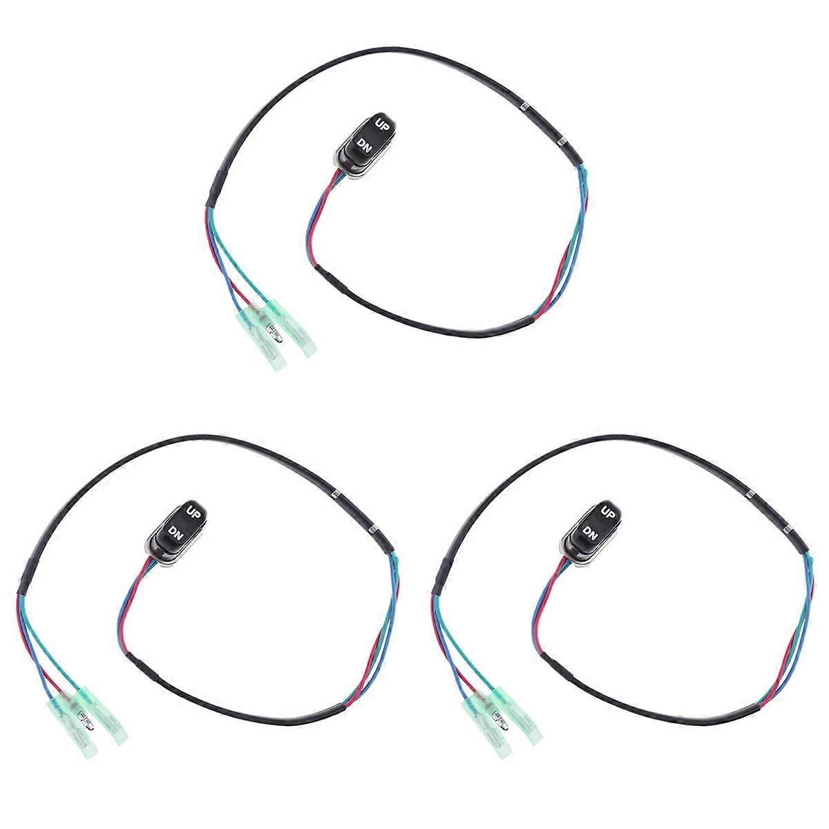 3X Boat Trim & Tilt Switch Assembly for 4 Stroke Motor Outboard Remote Controller 703-82563-02-00 70