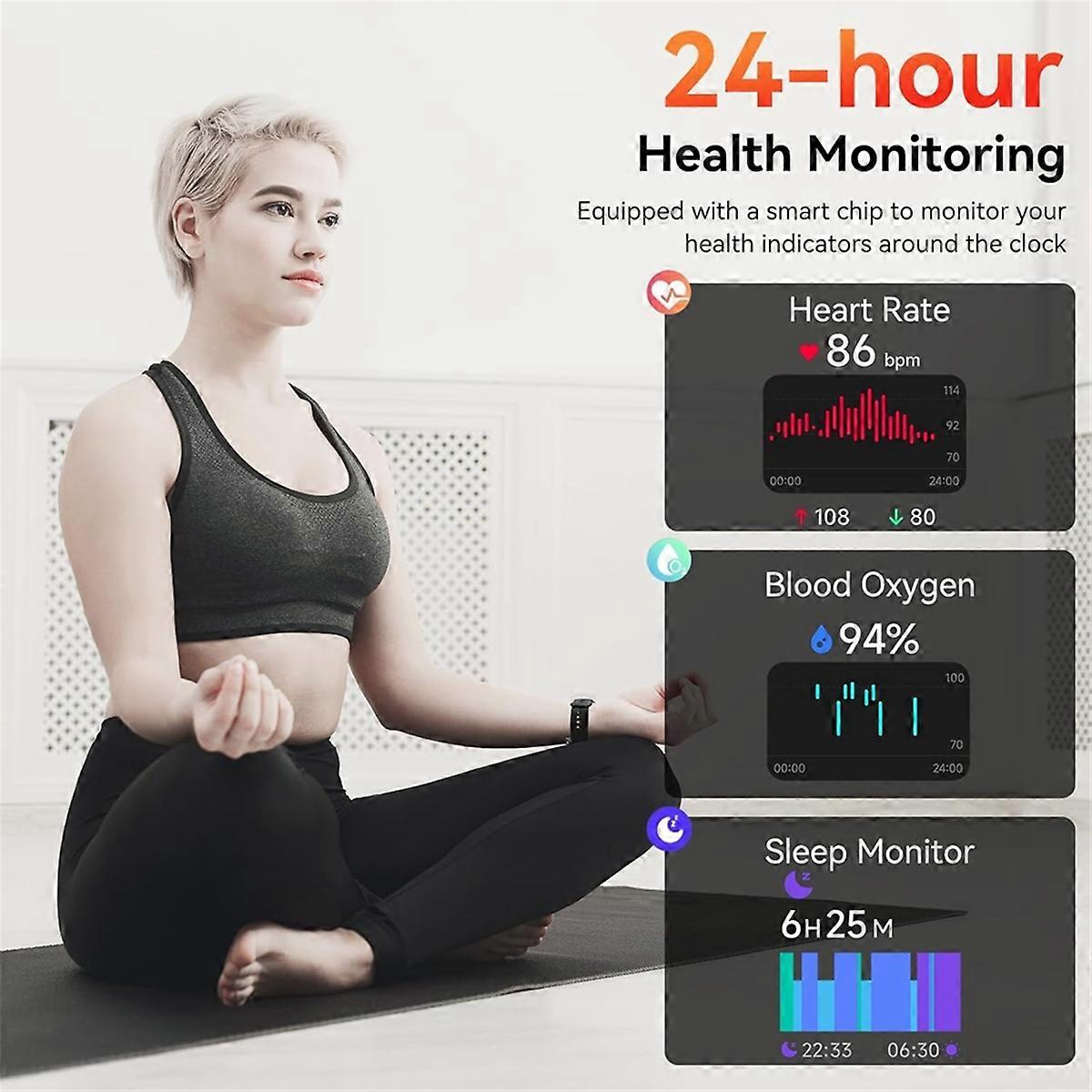 Smart Watch,Digital Bluetooth Calling,IP68 Waterproof Fitness Tracker