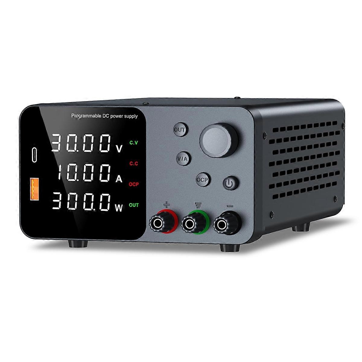 DC Power Supply 30V 10A Power Supply USB Charging (EU)