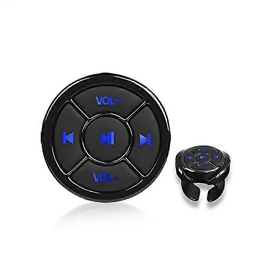 For Car Mobile Phone Remote Control Bluetooth Wireless Multimedia Button Remote Control Music Playba