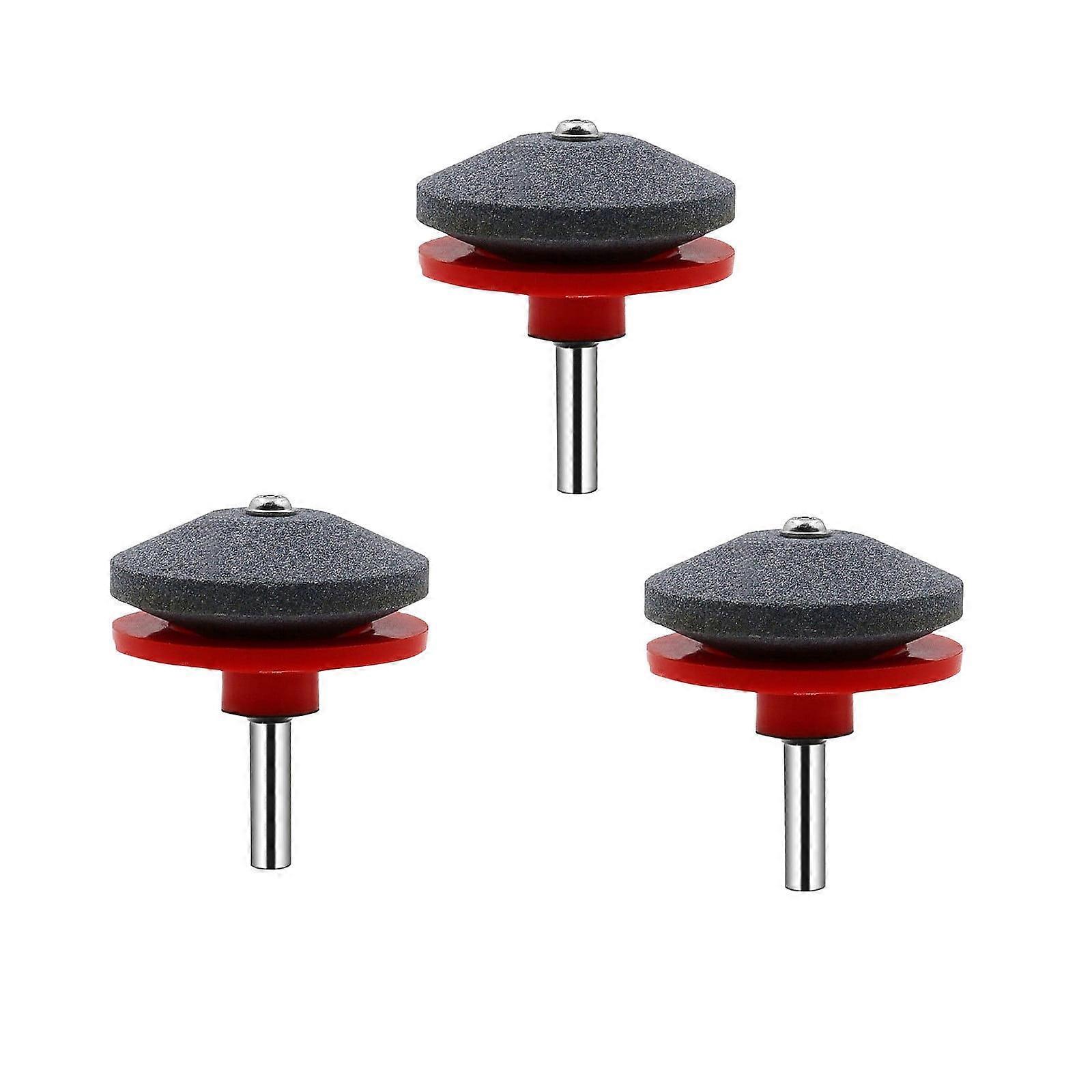 Kdkad Lawnmower Blade Sharpener 3Pack, Universal Multi-compatible with Any Power Hand Drill, High Temp Resistance & Hardness