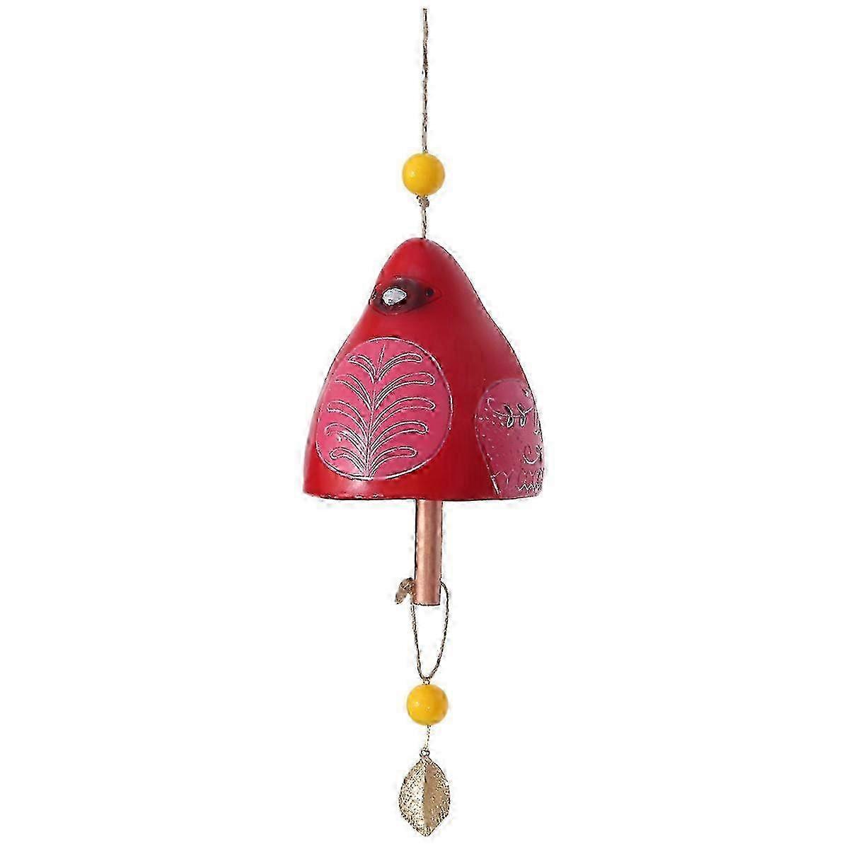 Bird Song Bell Garden Decoration,Hanging Rustic Wind Chime