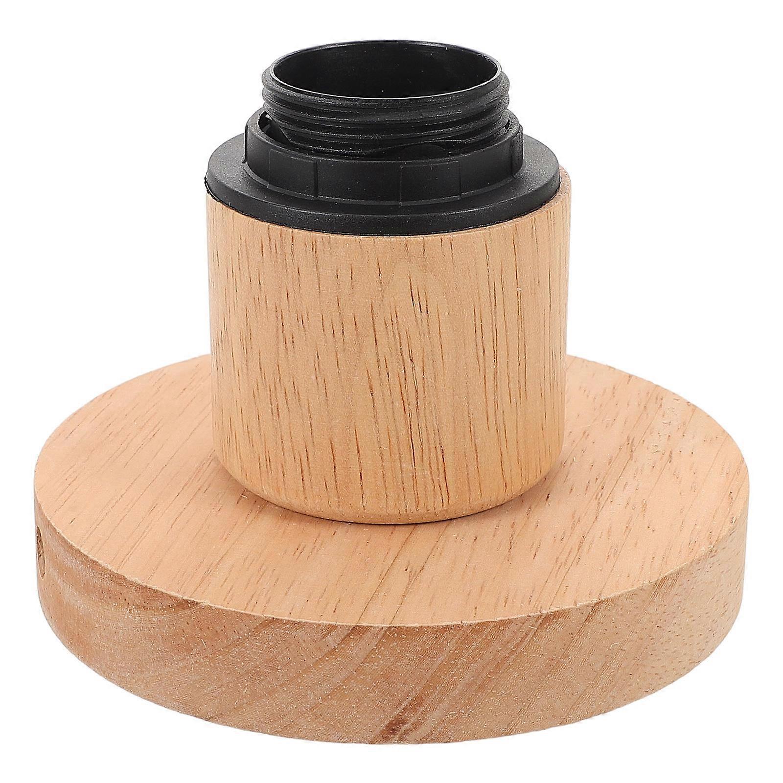 Ceiling Light Base E27 Wood Lamp Holder for Home Use 5Pcs Set