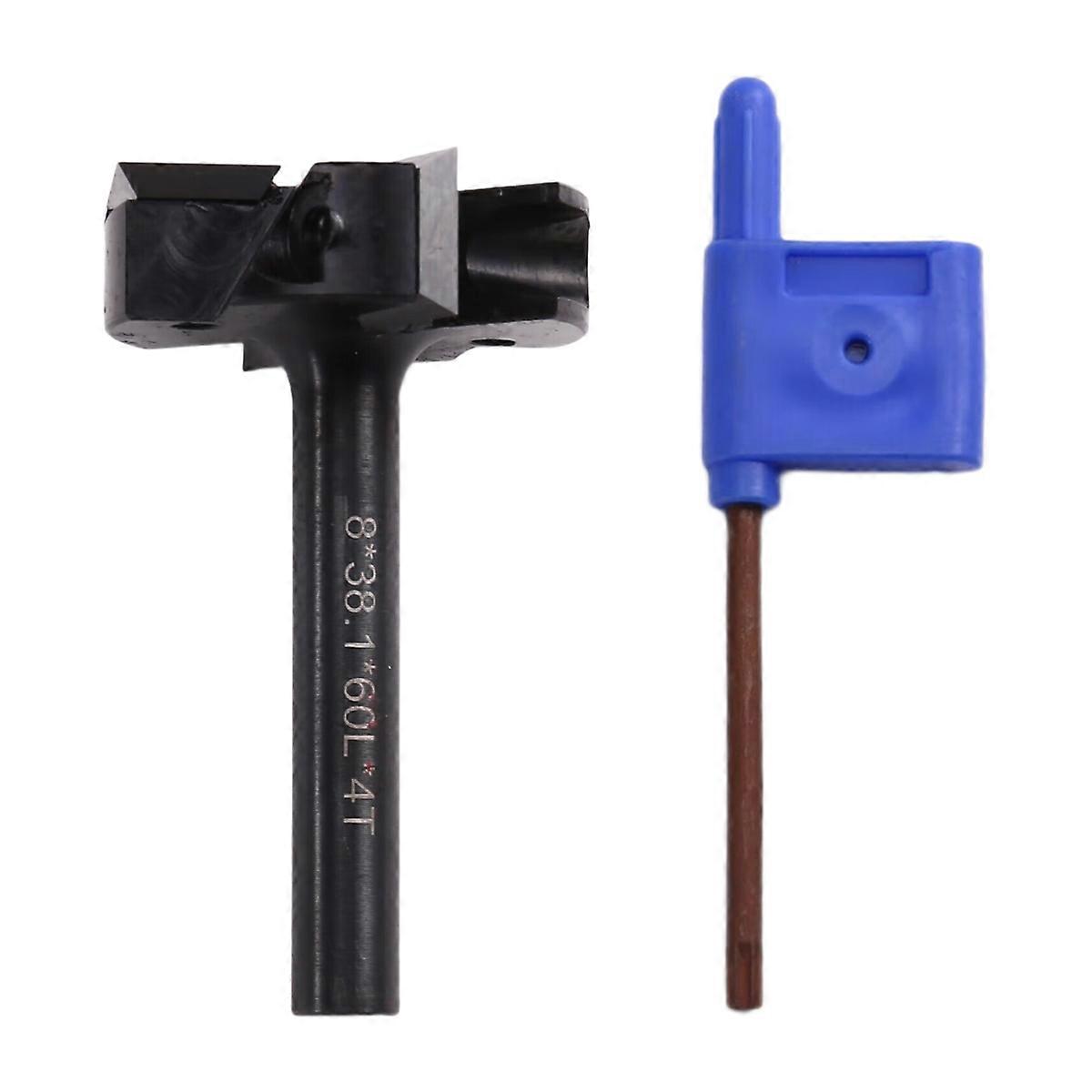 Milling Cutter CNC Spoilboard Surfacing Router Bit 8mm Shank Insert Carbide Slab Flattening Router Bit Wood Planer Bit