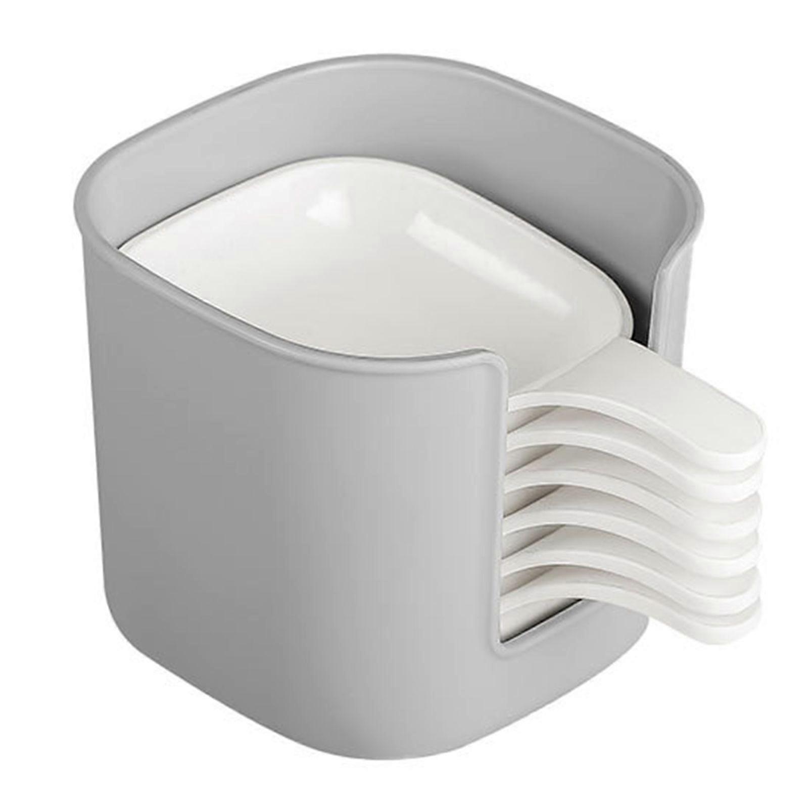 Sauce Dish Set Stackable Dipping Trays with Storage Box Mini Seasoning Plates for Soy Sauce Tomato Sauce Dessert