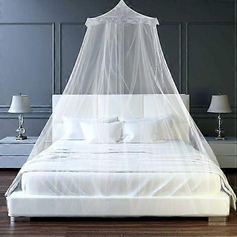 Mosquito Net, Bed Mosquito Net Large Polyester Mosquito Net for Single and Double Beds, 1p