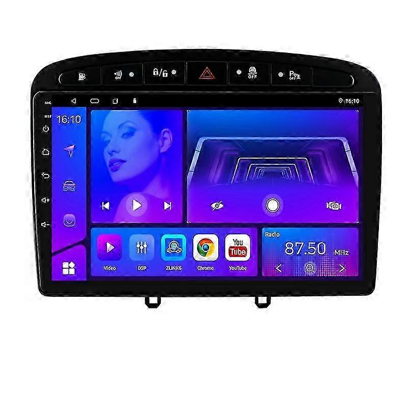 25-26 2 Din For Peugeot 308 308SW 408 2010-2016 Carplay 4G WIFI Android Auto Car Radio Player Stereo Car Multimedia Video player GPS Navigation DSP RD