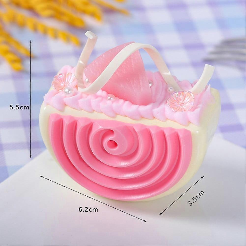 Sliced cake table refrigerator magnet home decoration simulation ornaments