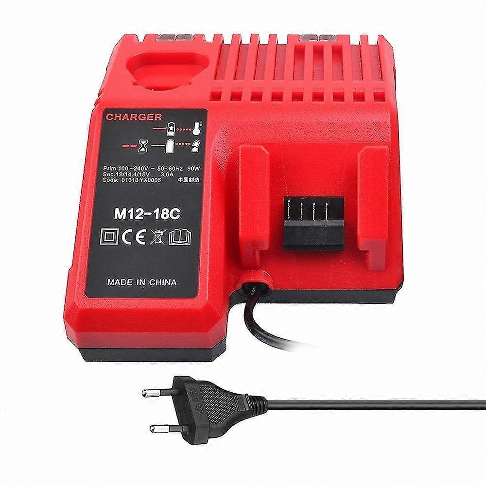 Li-ion Battery Charger for 12V 14.4V 18V Power Tools, Compatible with M12 M14 M18 Models C1418C 48-11-1815/1828/1840