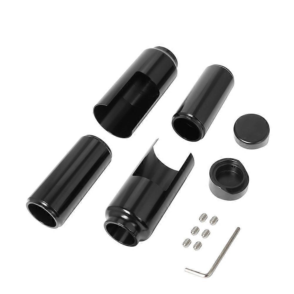Motorcycle Black Front Fork Cover Tube Cap Kit for -