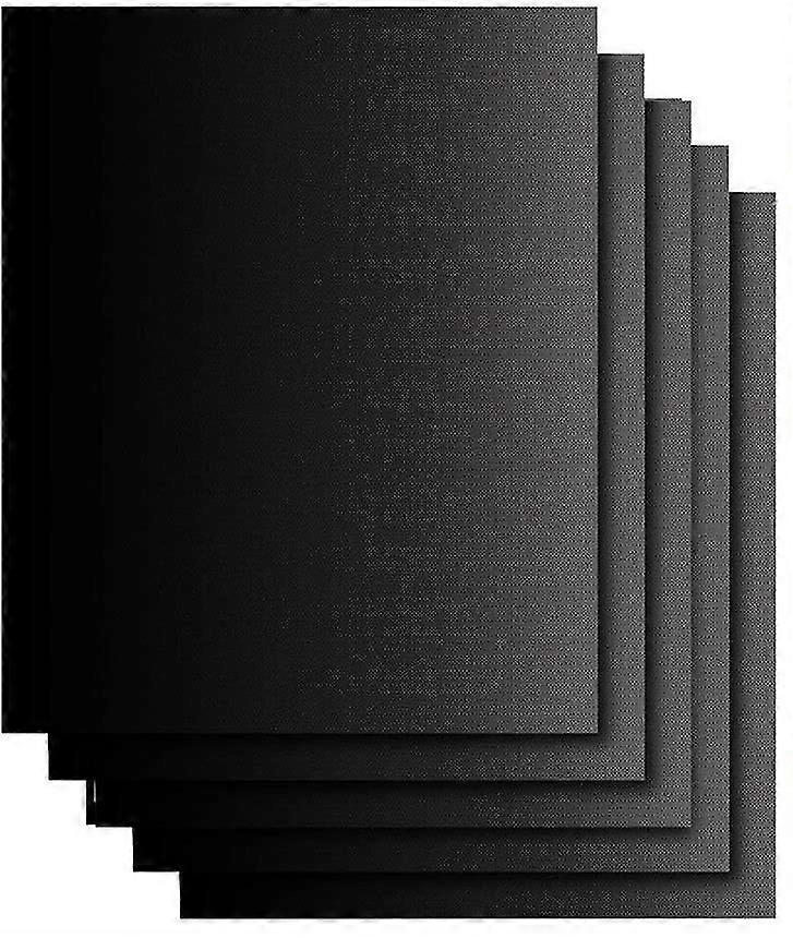 5pcs BBQ Grill Mats for Grilling Reusable Non-Stick Grill Baking Mat