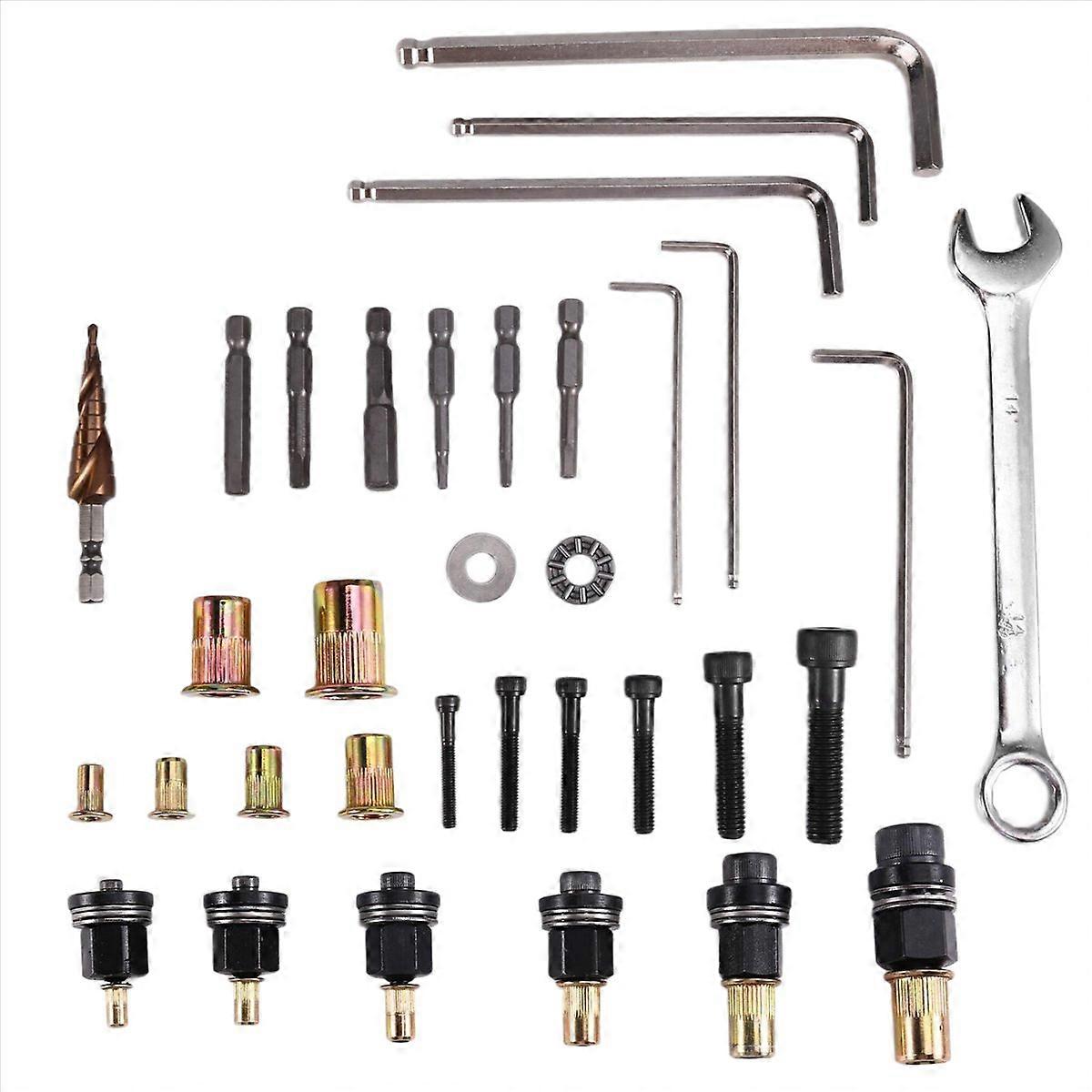 Manual Rivet Nut Tool Rivet Nut Drill Adapter Tool Pull Female Head Rivet Tool M3 M5 M6 M8 M10 Rivet Tool