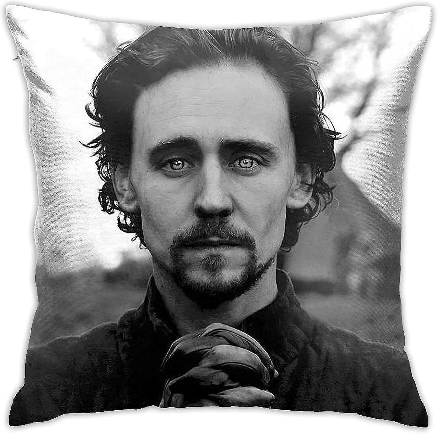 y873トムヒドルストン枕カバー両面印刷スロー枕カバーソフトクッションカバーリビングルーム寝室の枕カバー寮の装飾-TB2373 i