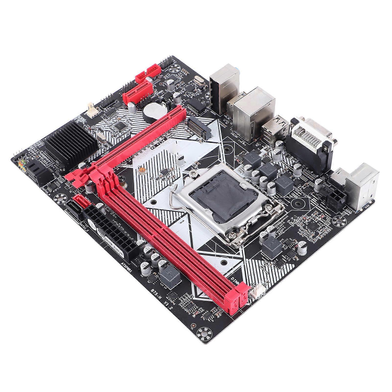 Desktop Motherboard 16GB USB3.0 DDR3 1600MHz VGA DVI HD Output Computer Motherboard for PC Replacement 