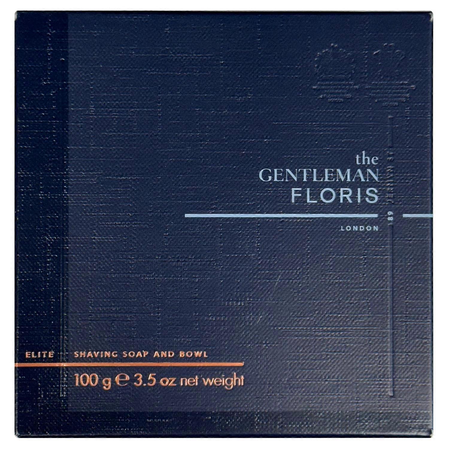 The Gentleman Floris Elite Shaving Soap and Bowl 100g