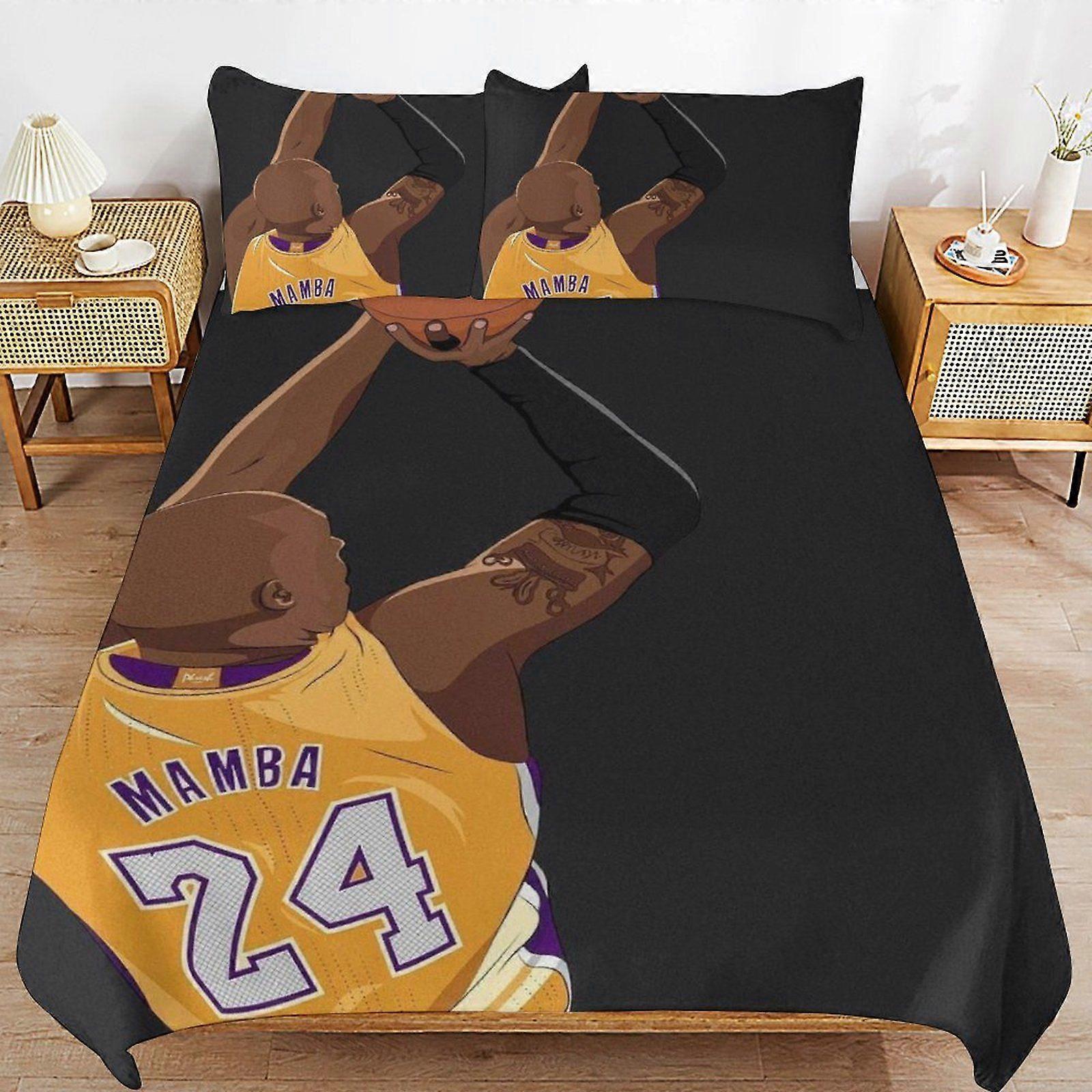 w440 Kobe Bryant Innovative Zip Closure Soft Finish Durable Weave Duvet Cover Sets Comfortable All Year Use m440