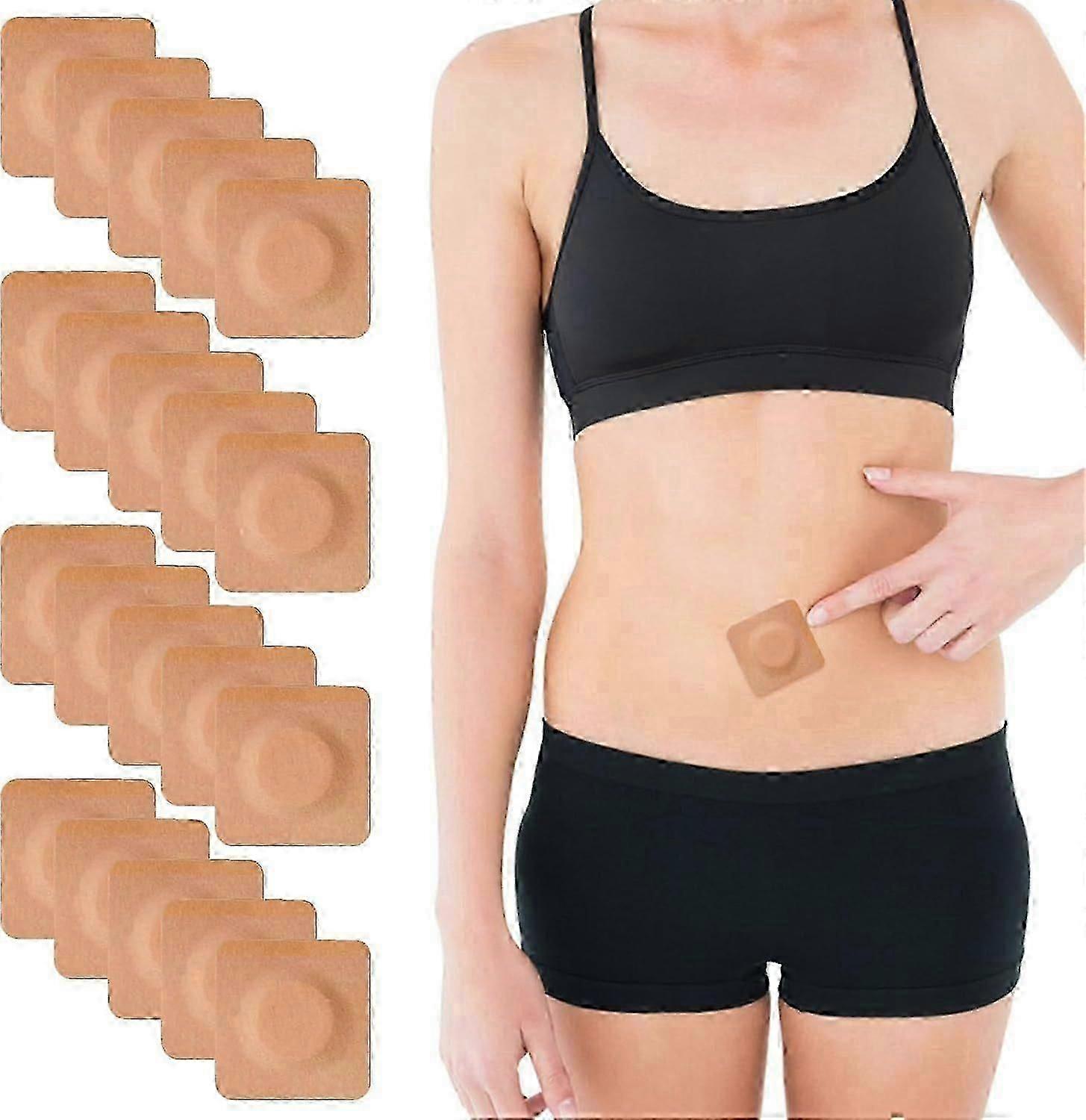 Rizinusöl Bauchnabel Patch 40 Stück Rizinusölpflaster Rizinusölpflaster