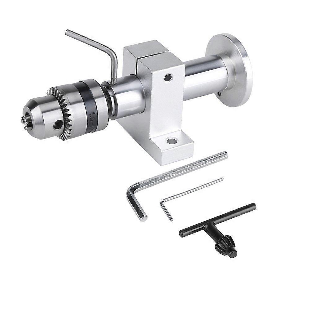 Mini Lathe Machine DIY Woodworking Precise Live Center Revolving Center Drill Chuck Wrench Accessories