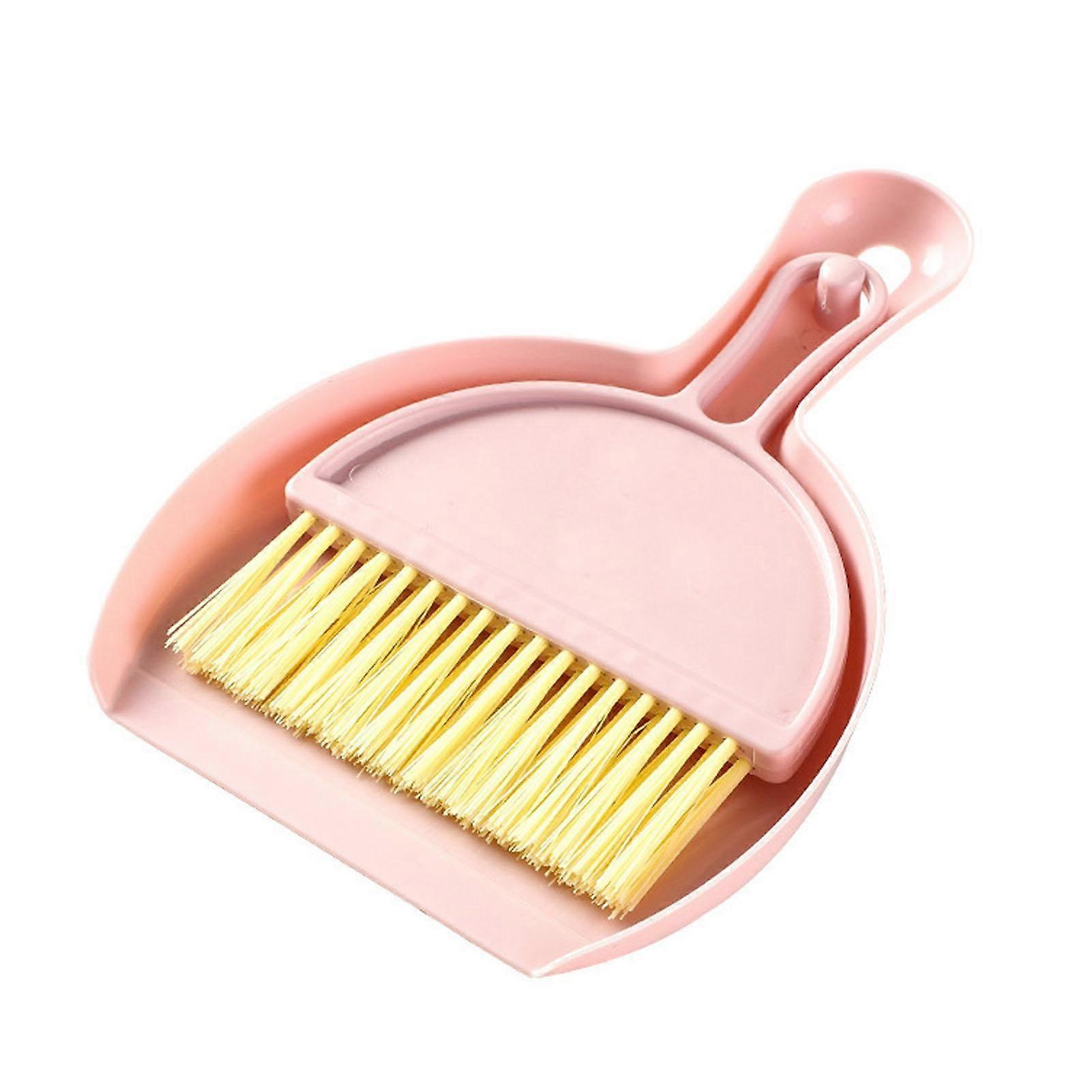 Mini Dustpan Brush Set Compact Multifunctional Table Cleaner Small Broom Dust Pan for Keyboard
